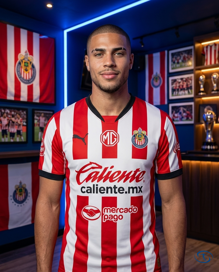 Camisa Chivas Guadalajara Home 24/25 - Torcedor Nike Masculino - Vermelho e Branco - Front View | Sant Sport
