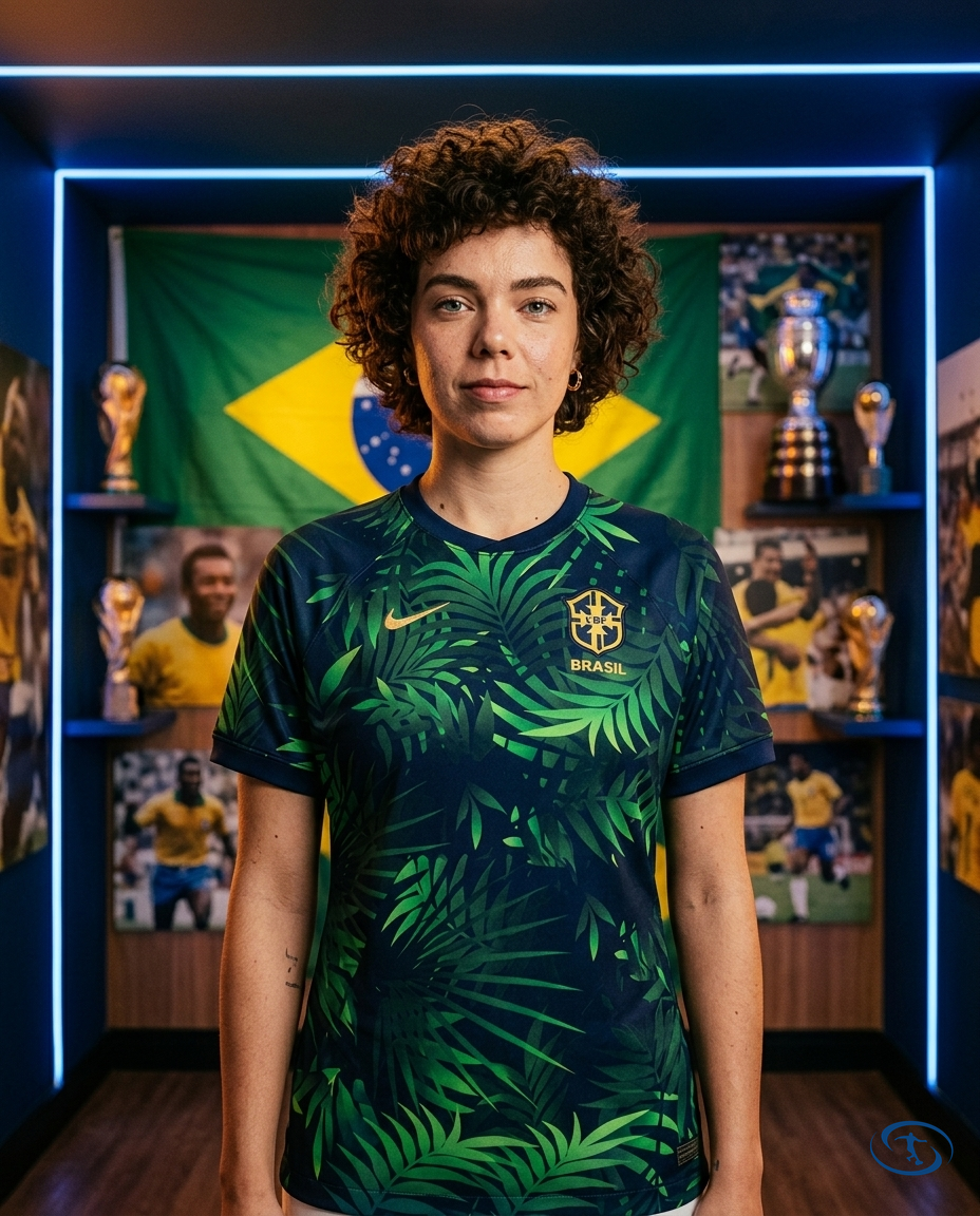 Blusão Nike Brasil Essential Feminino - Front View | Sant Sport