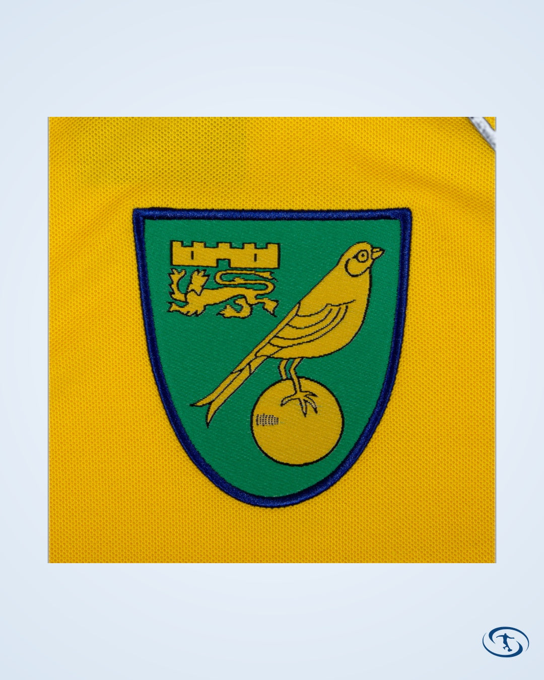 Pony Norwich City FC Home No.9 Retro Shirt 1997-1999 (Retro Flex Printing) - Men's