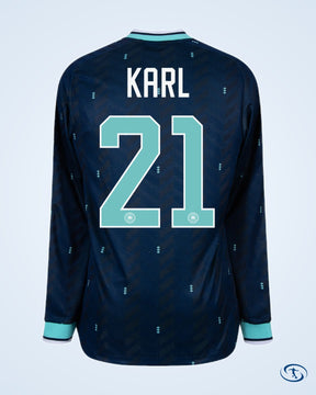 Germany Authentic Away L/S Player Number Shirt 2026-2027 (Official Printing) - Men's