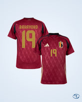 Belgium Home Shirt 2024-2025 Fan Version (Official Printing)