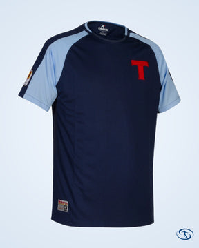 Toho 2 Newteam Hyuga 10 Official Shirt (Retro Flock Printing) - Men's