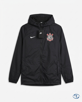 Corinthians Men's - Black Windbreaker - Packshot | Sant Sport