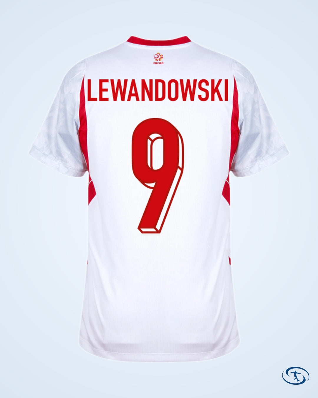 Poland Home KIDS Lewandowski 9 Shirt 2026-2027 (Fan Style Printing) - Kids