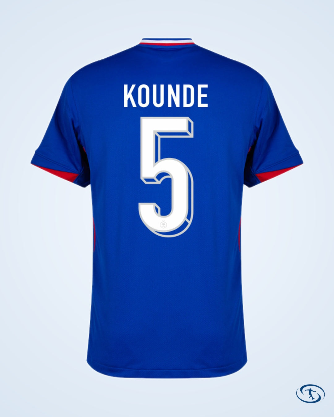 France Home Shirt 2024-2025 Fan Version (Official Printing)