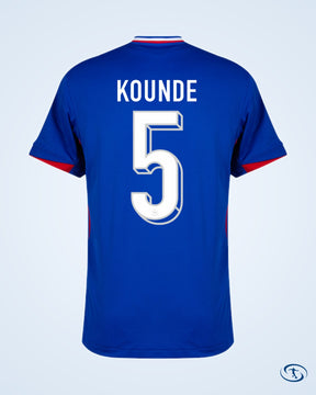 France Home Shirt 2024-2025 Fan Version (Official Printing)
