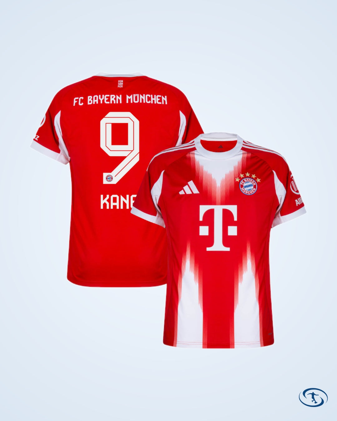 Bayern Munich Home Kane 9 KIDS Shirt 2025-2026 (Official Printing) - Kids