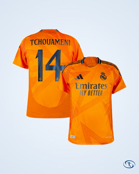 Real Madrid Authentic Player Number Away Shirt 2024-2025 (Official Printing) - Men's