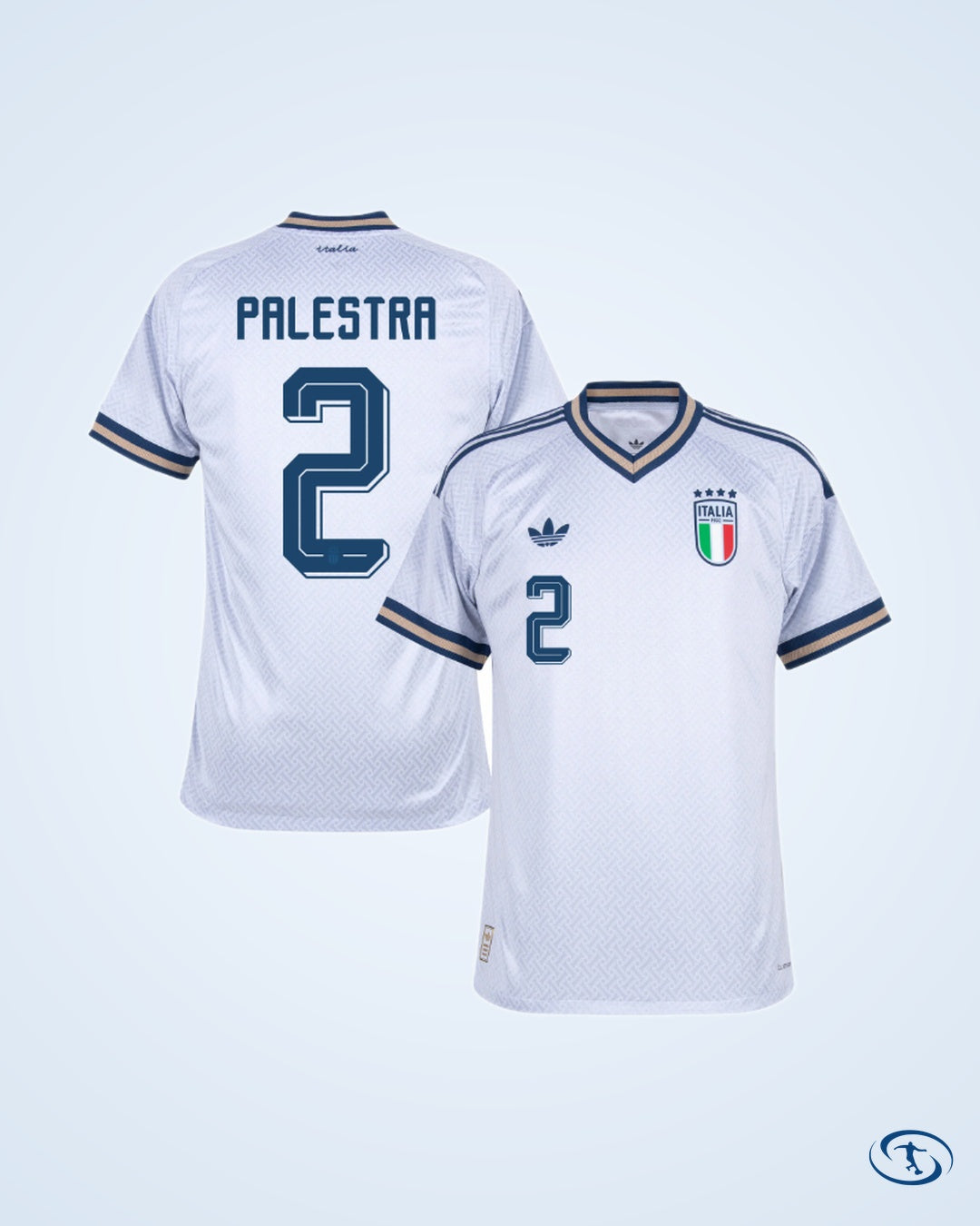 Italy Authentic Away Shirt 2026-2027 Player Version (Official Printing)