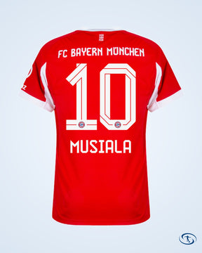 Bayern Munich Home Musiala 10 KIDS Shirt 2025-2026 (Official Printing) - Kids