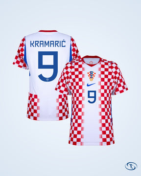 Croatia Home Player Number Shirt 2026 (Official Printing) - Men's