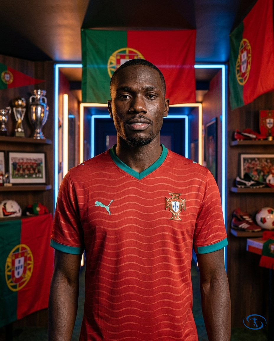 Camisa Portugal Home 2026/27 Jogador Puma Masculino - Vermelho - Front View | Sant Sport
