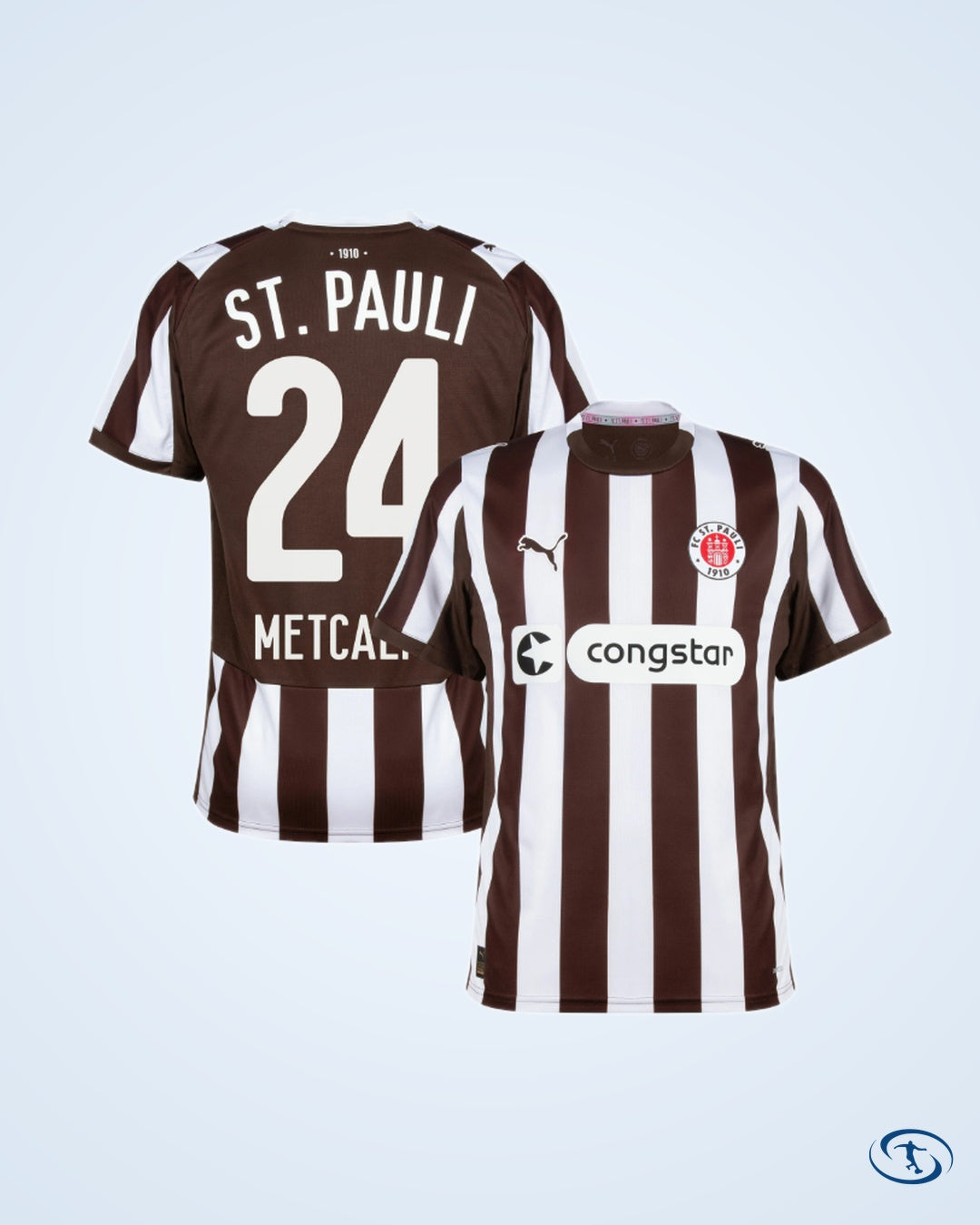 St Pauli Home Shirt 2025-2026 (Official Printing)