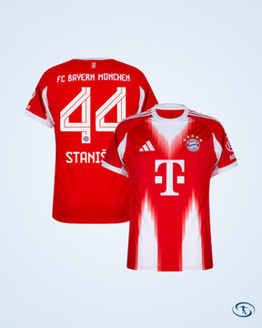Bayern Munich Home Player Number Shirt 2025-2026 (Official Printing) - Men's