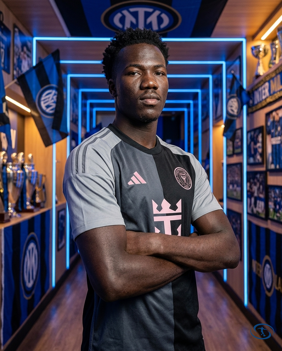 Camisa Inter Miami Away 2025/26 - Torcedor Adidas Masculino - Preto e Rosa - Side View | Sant Sport