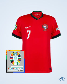 Portugal Home Ronaldo 7 Shirt 2024-2025 (Official Printing) - Men's | Sant Sport