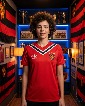 Camisa Sport III 2024/25 - Feminina Umbro - Vermelho - Front View | Sant Sport