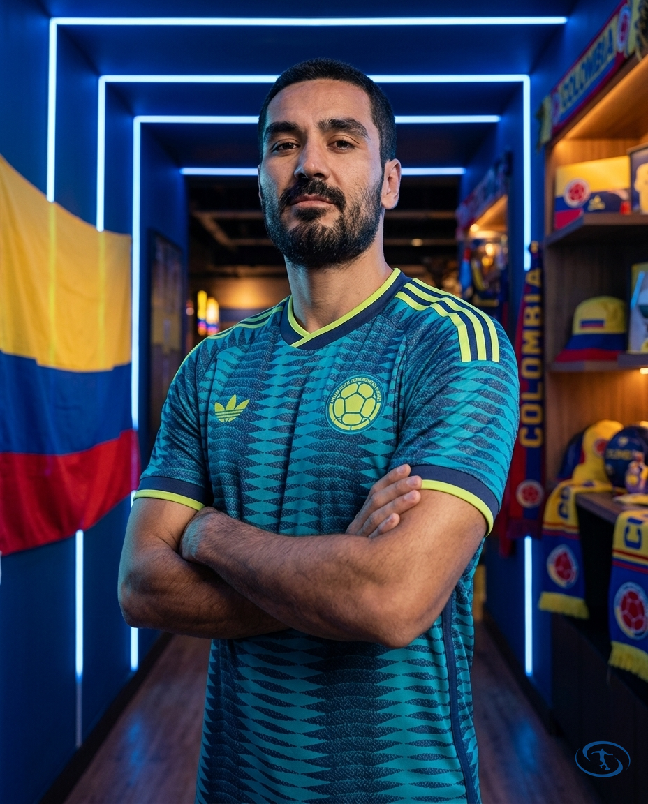 Camisa Colômbia Away 2026/27 Torcedor Adidas Masculino - Side View | Sant Sport