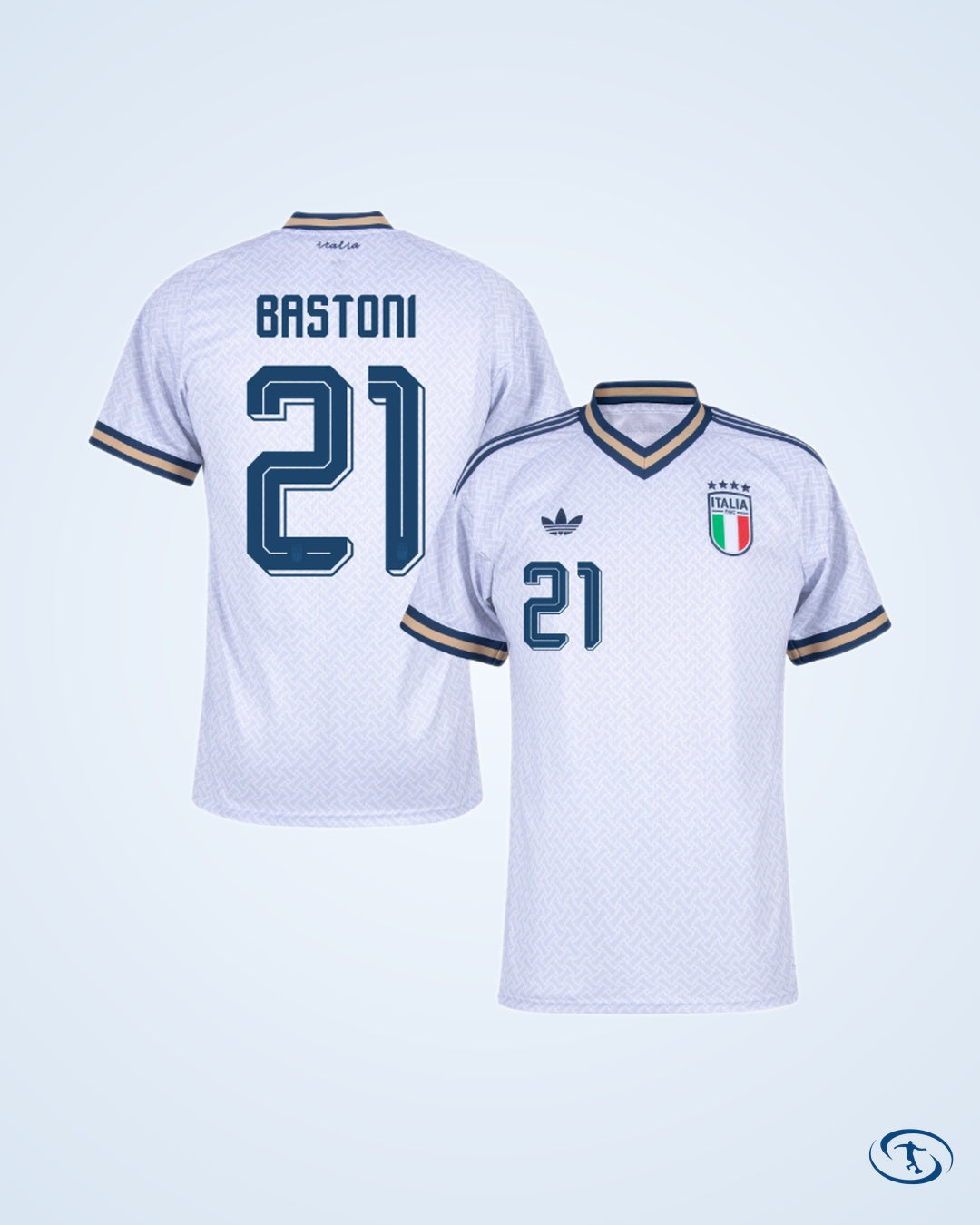 Italy Away Barella 18 Shirt 2026-2027 Fan Version(Official Printing)