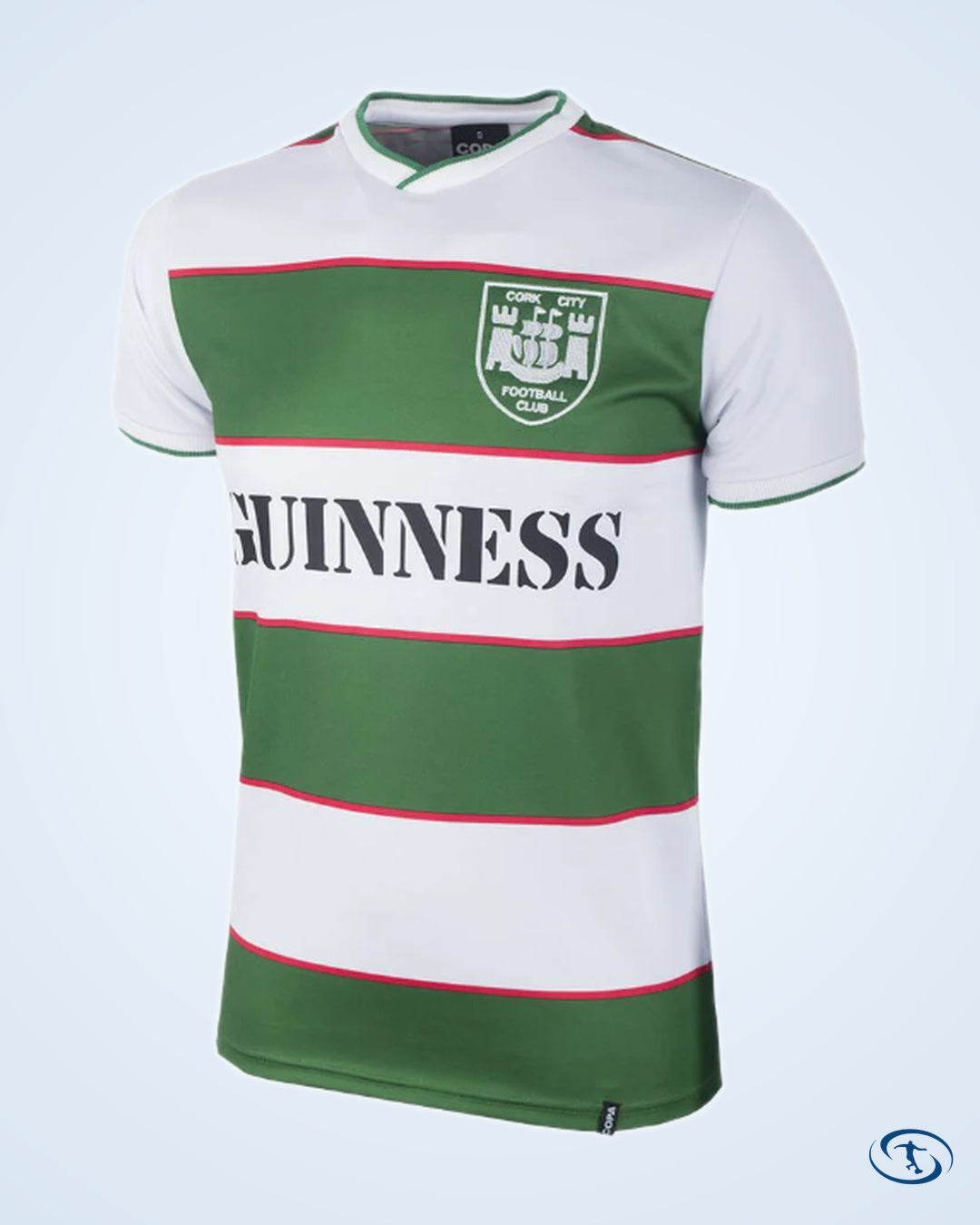 Cork City FC No.10 (Brooking) Home Retro Shirt 1984-1985 (Retro Flock Printing) - Men's