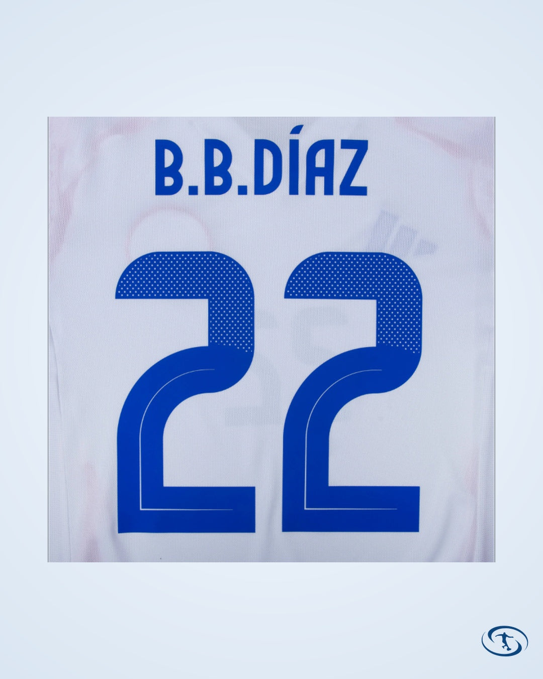 Chile Away B.B Díaz 22 Shirt 2024-2025 (Official Printing) - Men's