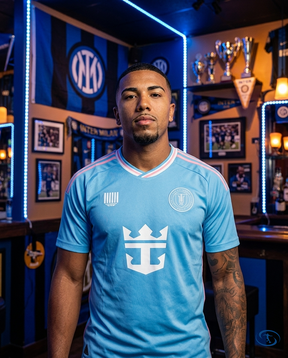 Camisa Inter Miami Third 25/26 Torcedor Adidas Masculino - Azul - Front View | Sant Sport