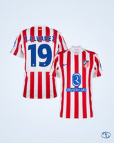 Atletico Madrid Home Player Number Shirt 2025-2026 (Official Cup Printing) - Men's