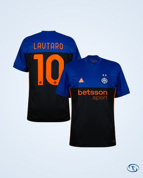Inter Milan 4th Lautaro 10 Shirt 2025-2026 Fan Version (Official Printing) - Men's