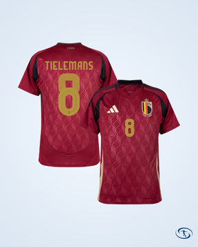 Belgium Home Shirt 2024-2025 Fan Version (Official Printing)