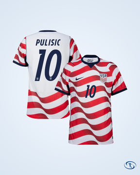 USA Home Pulisic 10 Shirt 2026-2027 (Official Printing) - Men's
