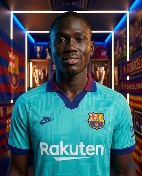 Camisa Barcelona Retrô Third 19/20 Torcedor Nike Masculina - Verde - Badge Close-Up | Sant Sport