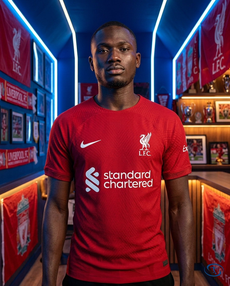 Camisa Liverpool Home 22/23 Torcedor Nike Masculina - Vermelha - Front View | Sant Sport