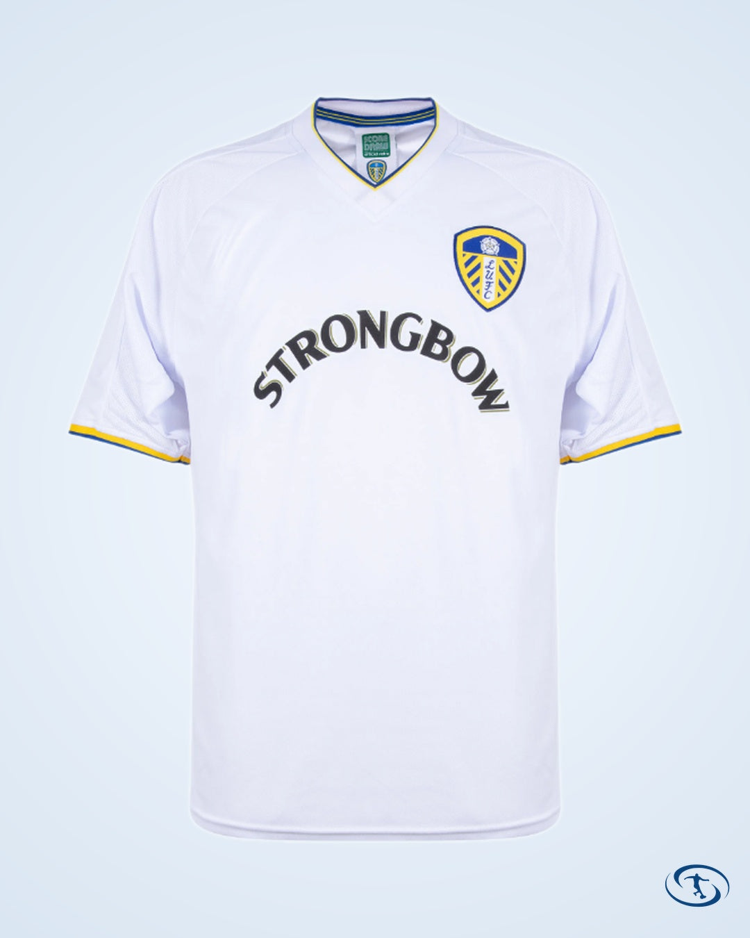Score Draw Leeds United Retro Home Bowyer 11 Shirt 2000-2002 (Retro Flex Printing) - Men's | Sant Sport
