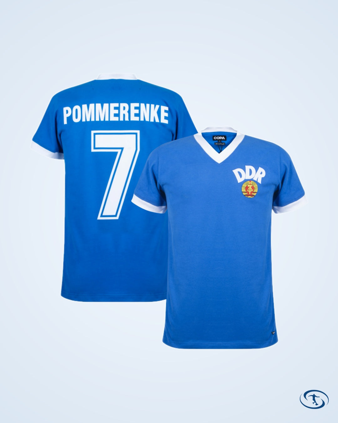 DDR Home Retro Shirt World Cup 1974 (Retro Flock Printing)
