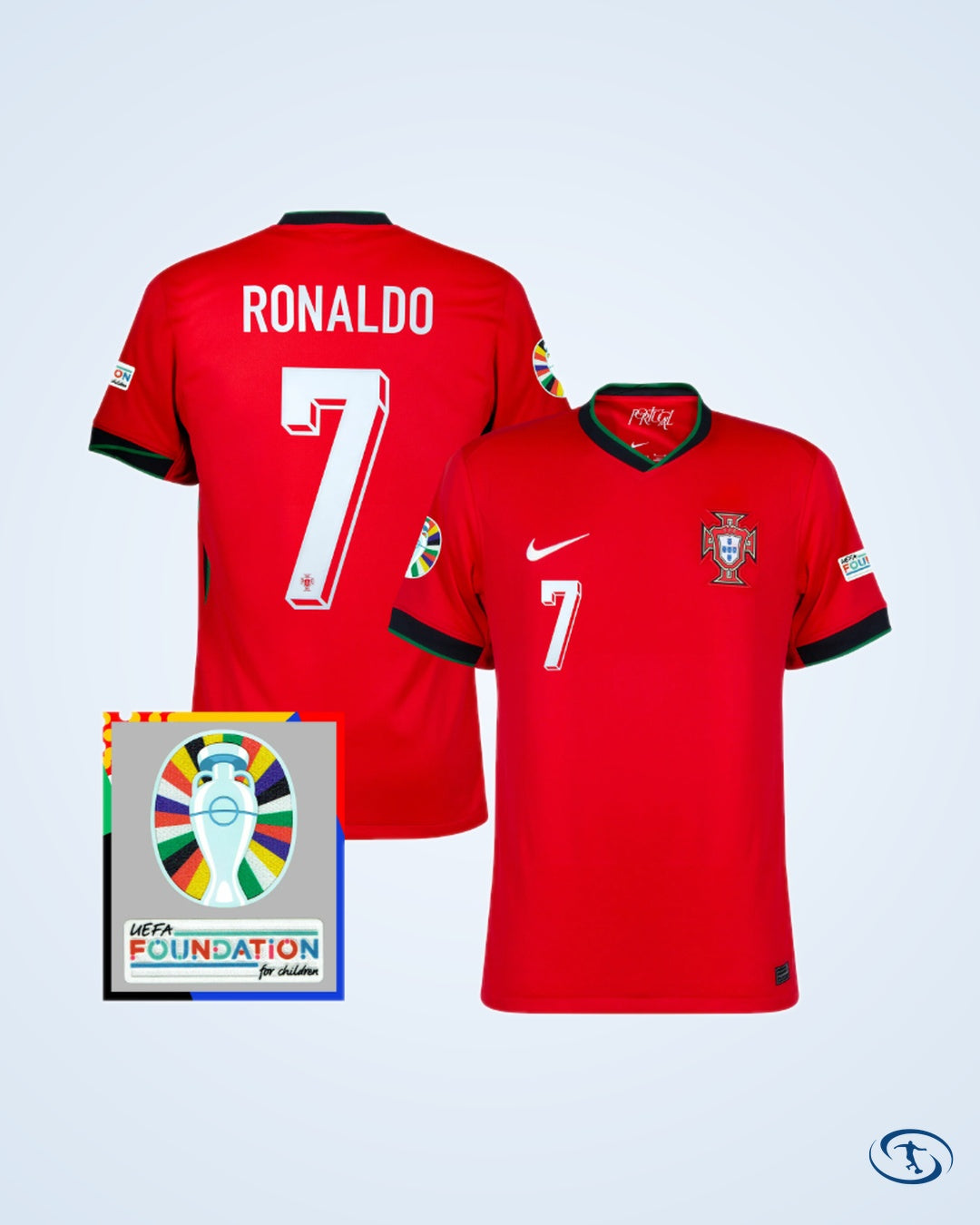 Portugal Home Ronaldo 7 Shirt 2024-2025 (Official Printing) - Men's