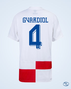 Croatia Home Player Number Shirt 2024-2025 (Official Printing) - Men's