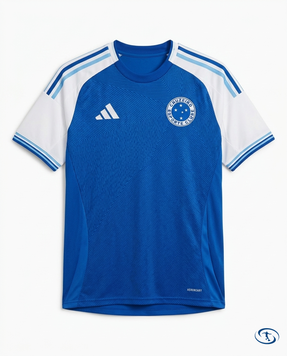 Cruzeiro Jersey Home 2025/26 No Sponsors - Packshot | Sant Sport
