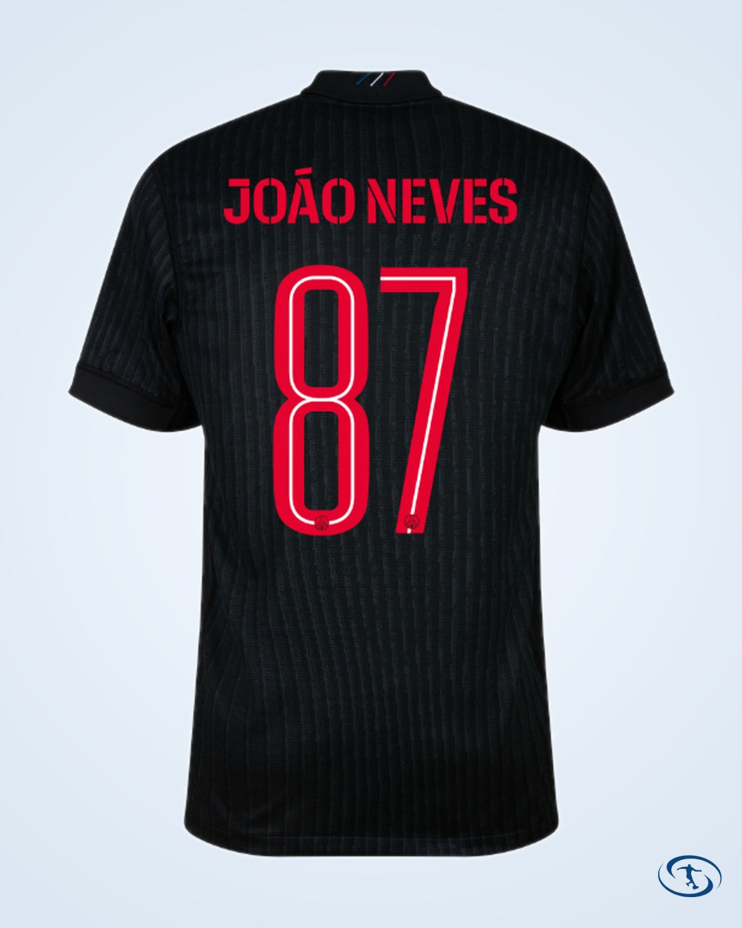 PSG 4th Player Number Shirt 2025-2026 (Champions League) - Men's