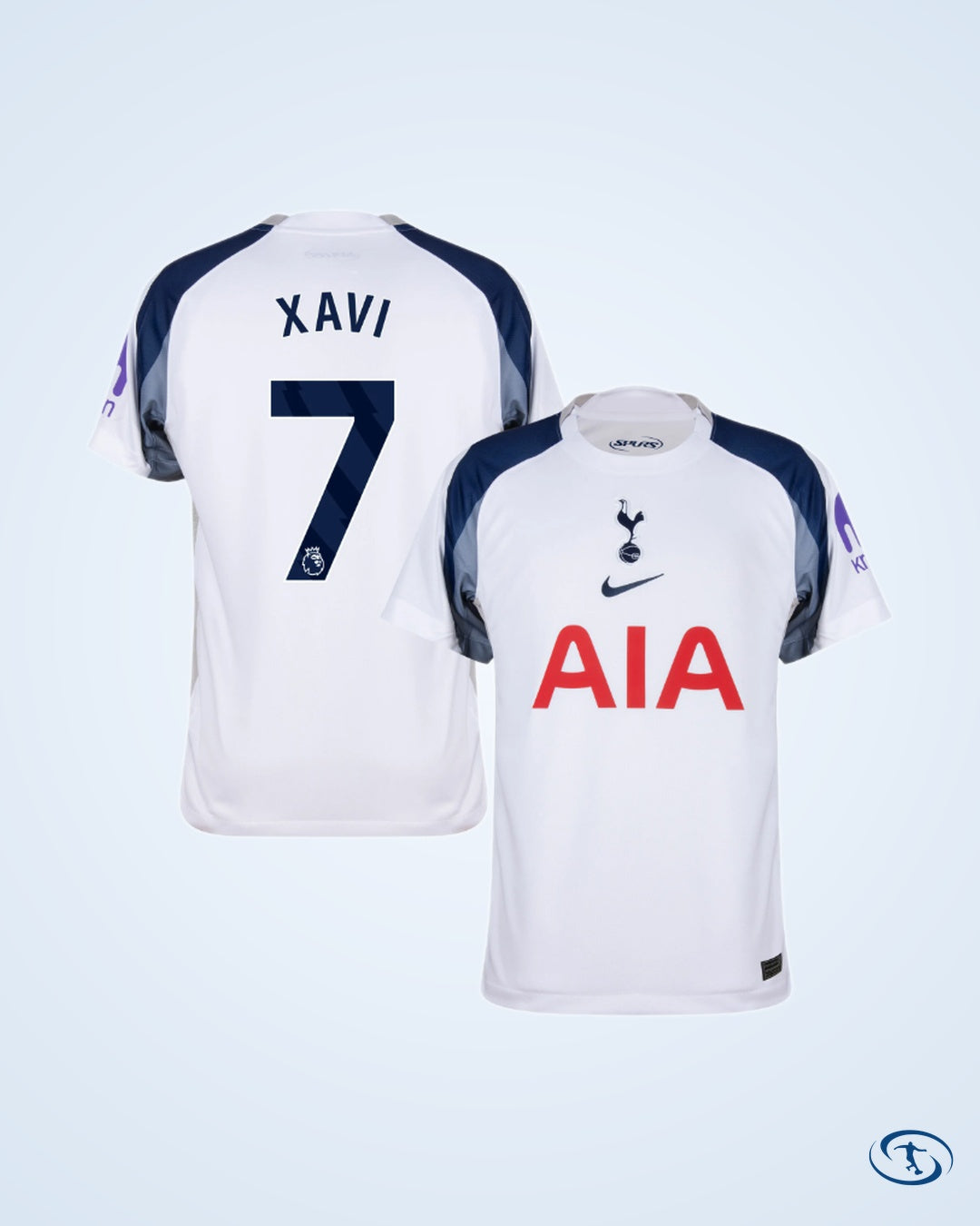 Tottenham Home Players Number Shirt 25-26 (Premier League) - Men's
