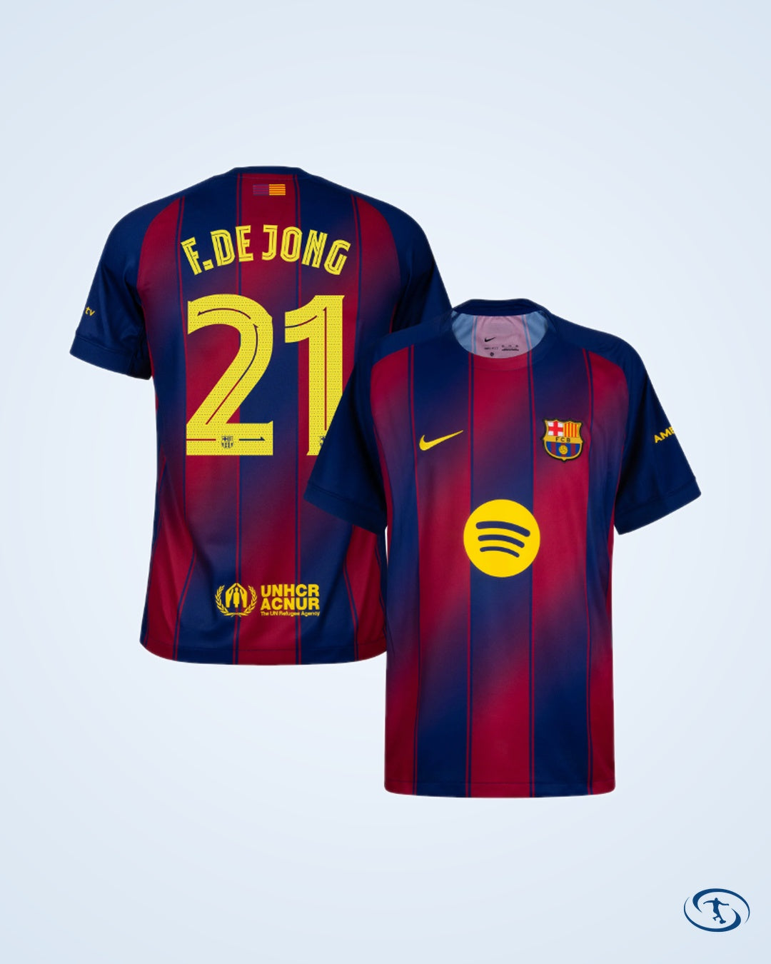 Barcelona Home Fan Version Shirt 2025-2026 Fan (Champions League) - Men's