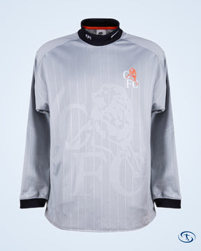Chelsea 90's Goalkeeper Shirt - Grey/Orange - Men's