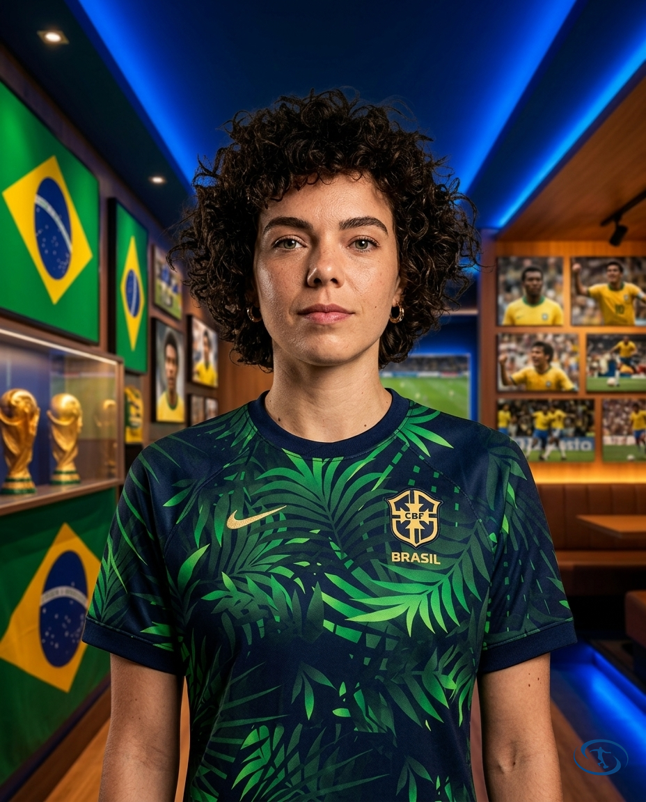 Blusão Nike Brasil Essential Feminino - Badge Close-Up | Sant Sport