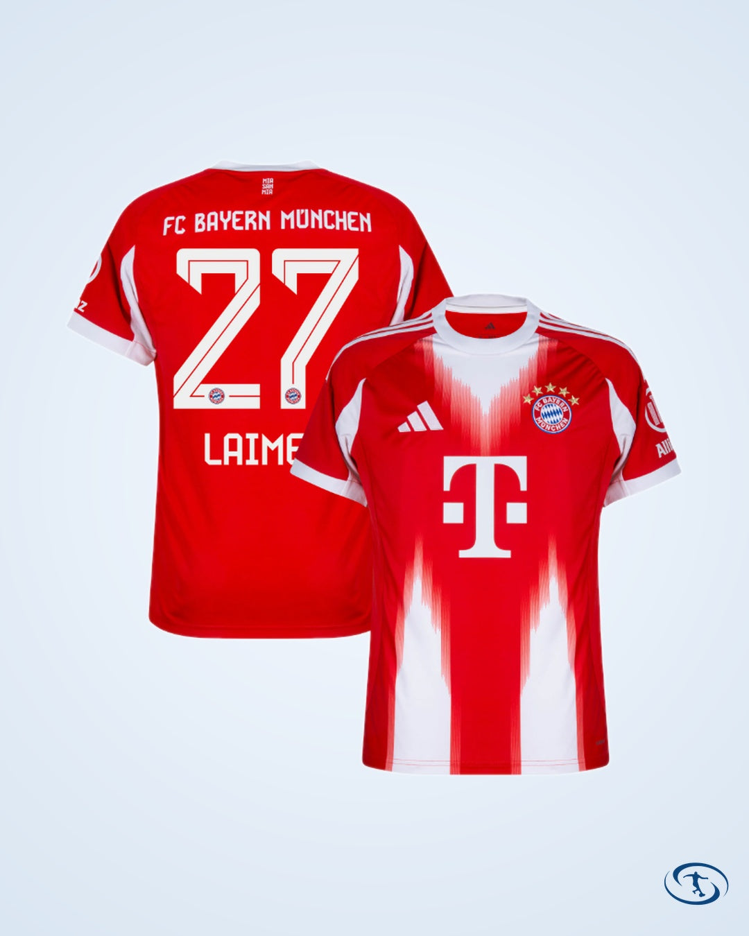 Bayern Munich Home Player Number Shirt 2025-2026 (Official Printing) - Men's