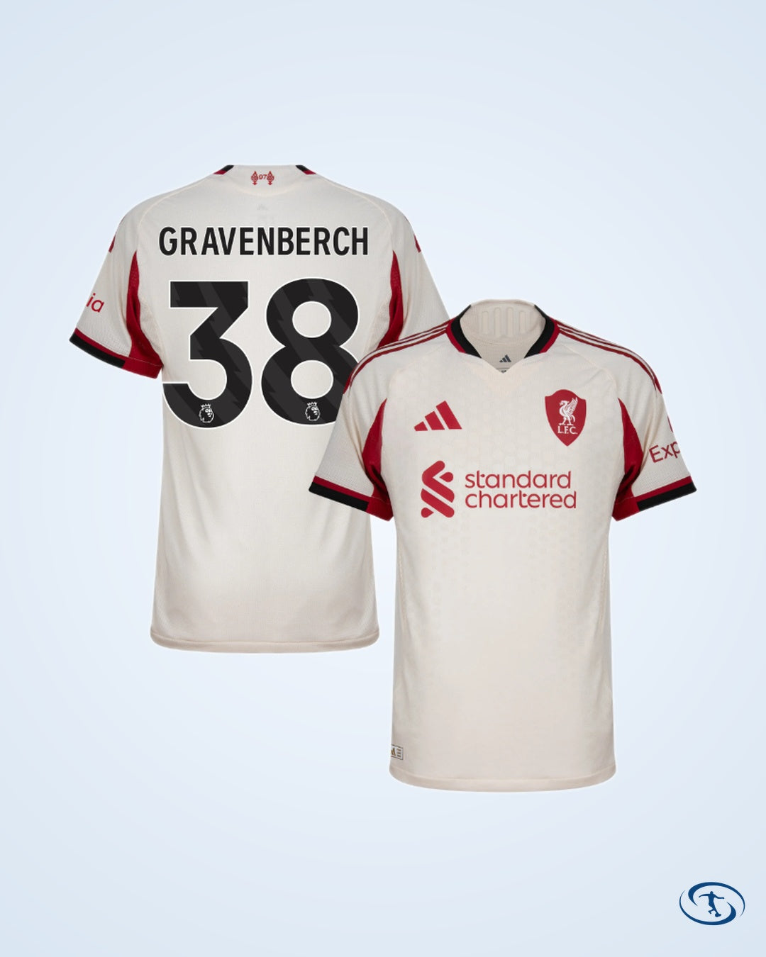 Liverpool Authentic Away Player Number Shirt 2025-2026 (Player Version) - Men's
