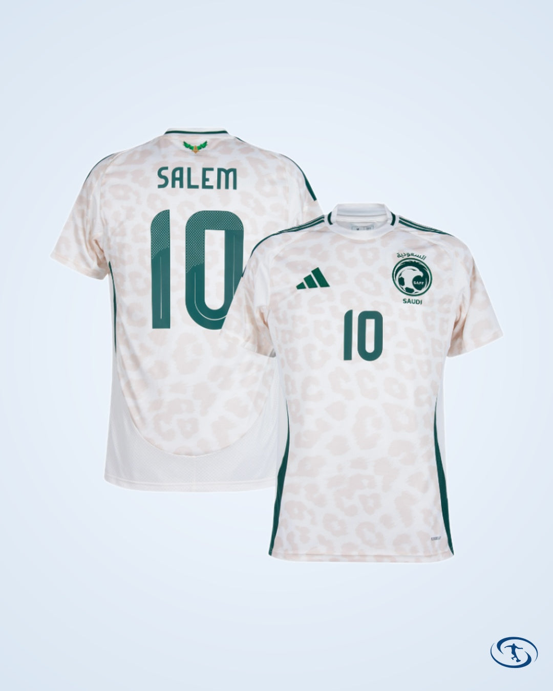Saudi Arabia Away Salem 10 Shirt 2024-2025 (Official Printing) - Men's