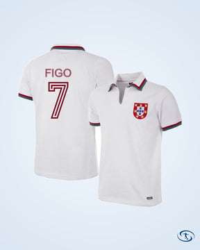 Portugal Away Player Retro Shirt 1972-1973 (Retro Flock Printing) - Men's