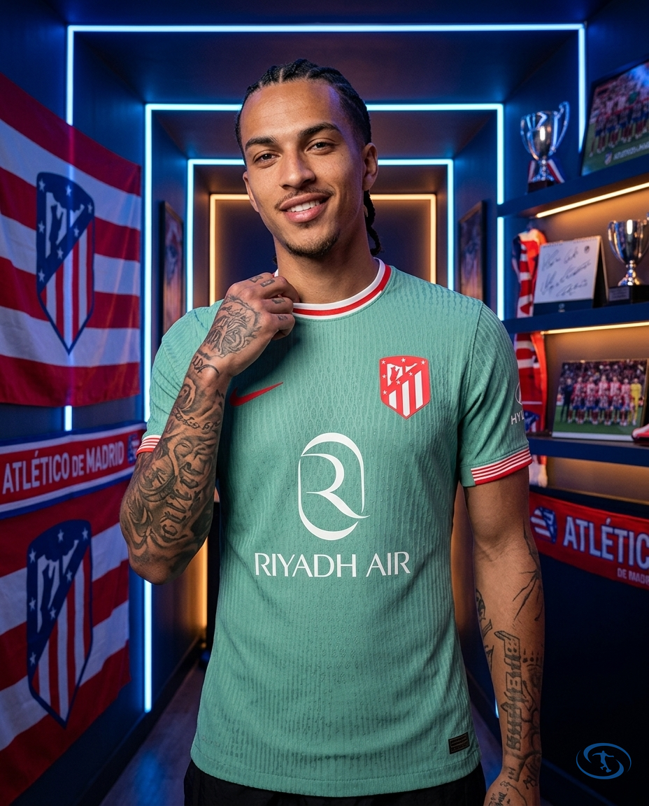 Camisa Atletico Madrid Away 2024/25 - Jogador Nike Masculina - Front View | Sant Sport