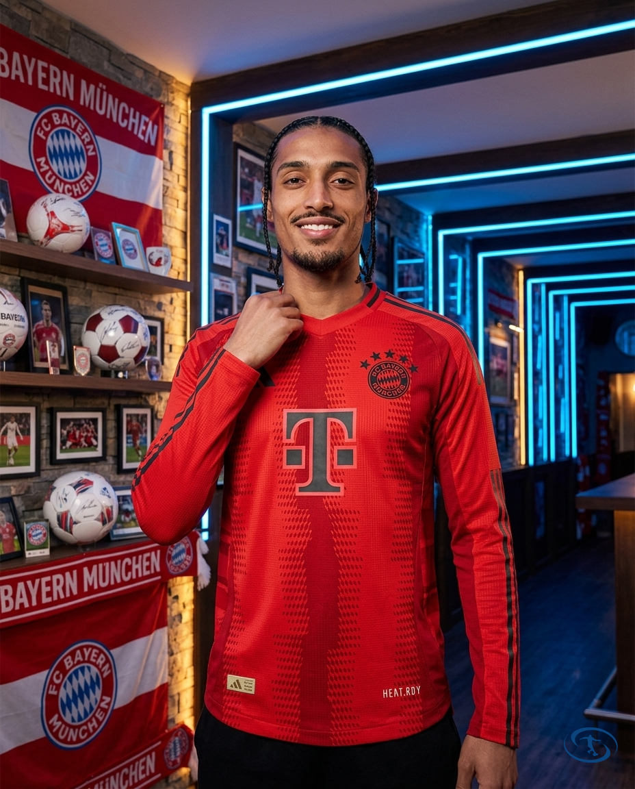 Camisa Bayern Home 2024/25 - Versão Jogador Adidas Masculino - Manga Longa - Front View | Sant Sport