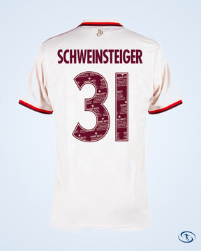 Bayern Munich 3rd Schweinsteiger 7 Shirt 2024-2025 (Danke Bastian Printing) - Men's