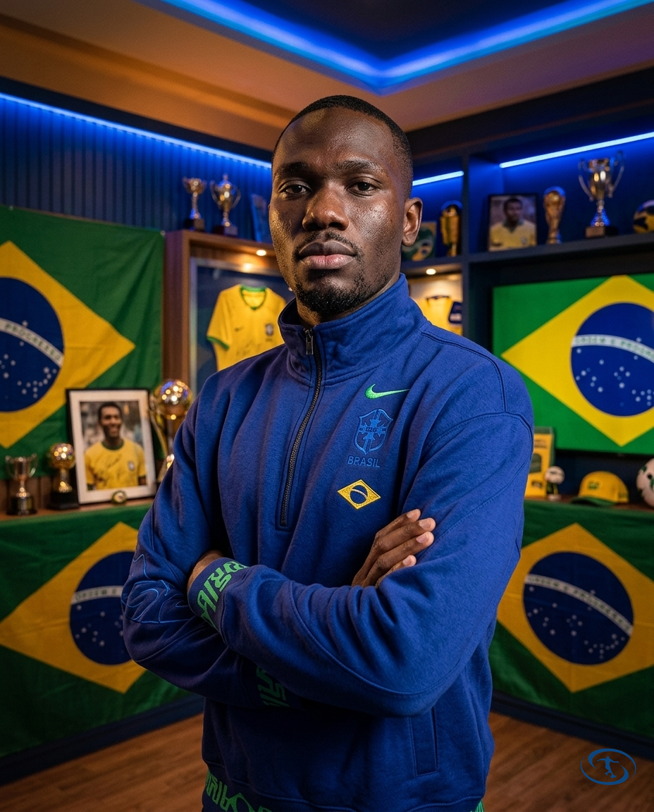 Blusão Nike Sportswear Brasil Fleece Masculino - Side View | Sant Sport